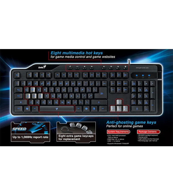 Picture of Genius Gaming Keyboard KB-G255 EX2010