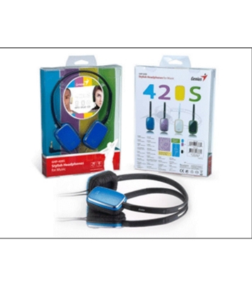 Picture of Genius GHP-420S Earphones Blue EX2015