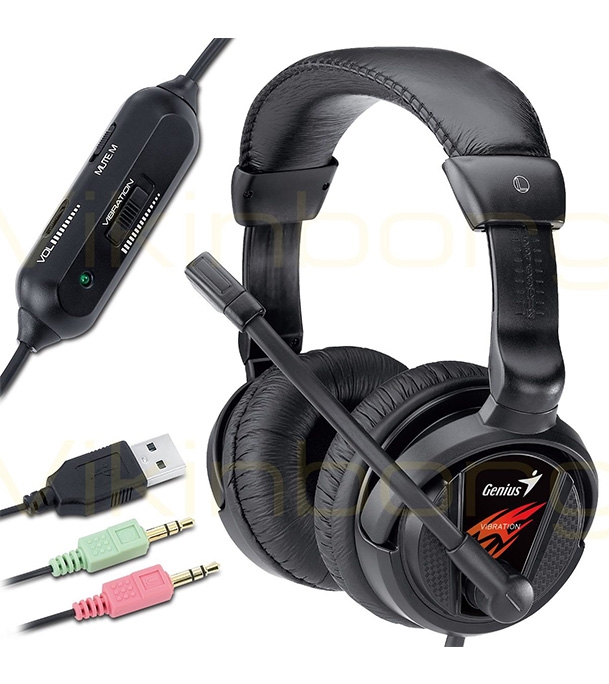 Picture of Genius USB Vibration Gaming Headset HS-G500V EX3018 