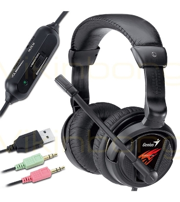 Picture of Genius USB Vibration Gaming Headset HS-G500V EX3018 