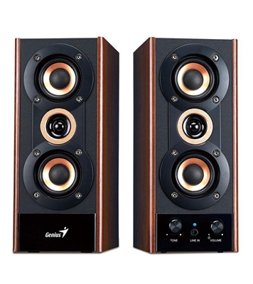 Picture of Genius  Hi-Fi 2.0 3 Way Wood Speaker HF-800A EX3027