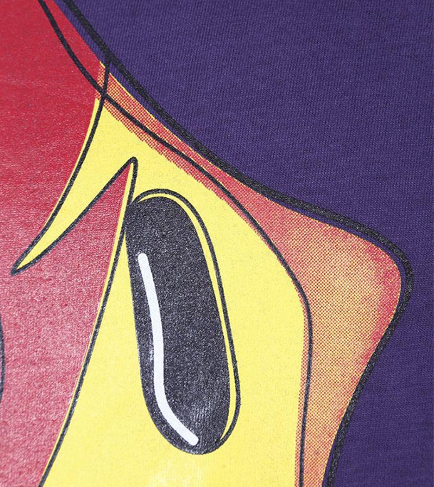 Picture of Noble Fashion Cotton Star T-Shirt - Purple NF1005