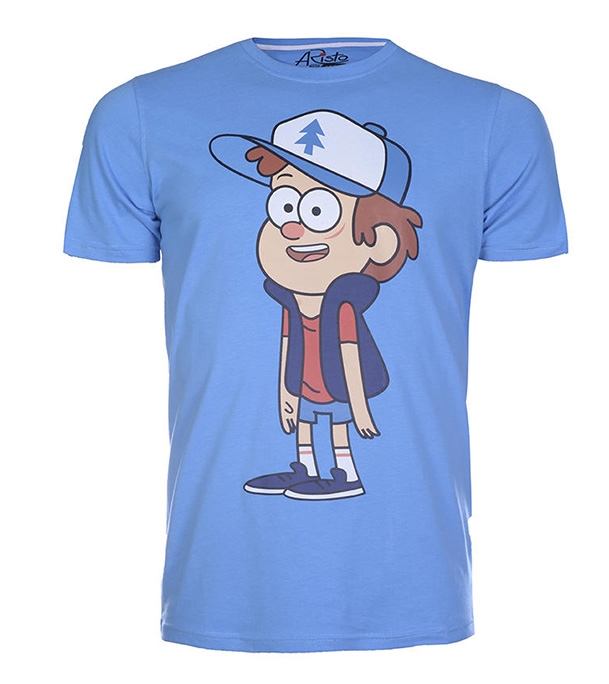 Picture of Noble Fashion Rapper Boy Cotton Short Sleeve Round Neck T-Shirt - Blue NF1007