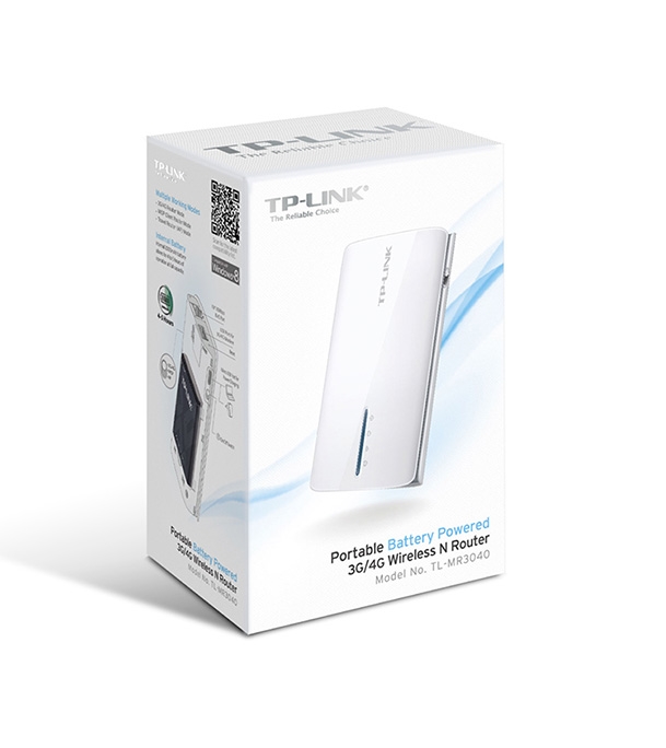 Picture of TP-LINK Portable Battery Powered 3G/4G Wireless N Router TL-MR3040 EX3054