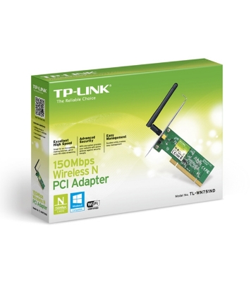 Picture of TP-LINK 150Mbps Wireless N PCI Adapter TL-WN751ND EX1042
