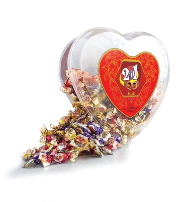 Picture of Pran 2in1 Éclair Heart Shape 163pcs Box