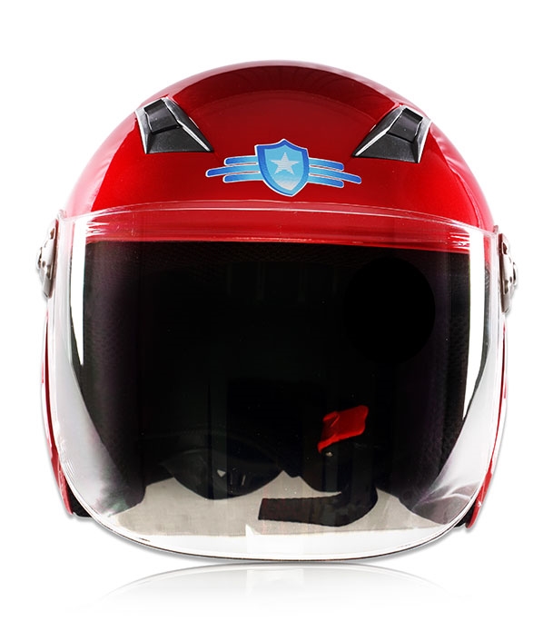 Picture of Safe Mate Red Medium Motorcycle Helmet Of 712