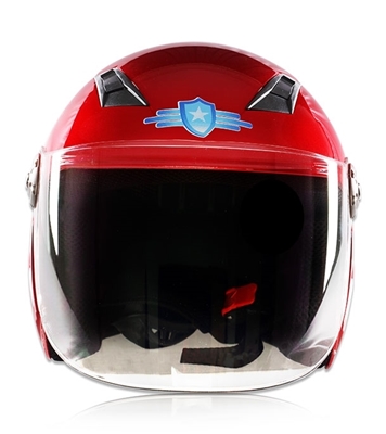Picture of Safe Mate Red Large Motorcycle Helmet Of 712