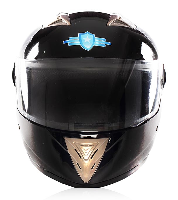 Picture of Safe Mate Black Medium Motorcycle Helmet 2F 841