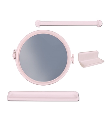 Picture of ABS Round Basin Mirror Light Pink