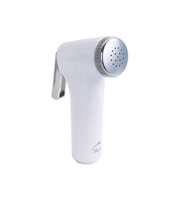 Picture of Push Shower White Head Metal Core