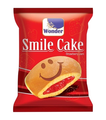 Picture of PRAN Wonder Smile Cake Strawberry 35gm
