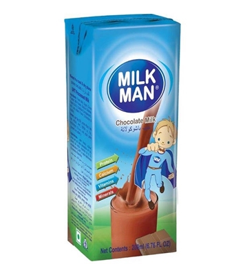 Buy PRAN Milk Man Choco. Flav. Milk 200ml Online