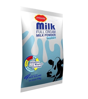 Buy PRAN Full Cream Milk Powder 1kg Online