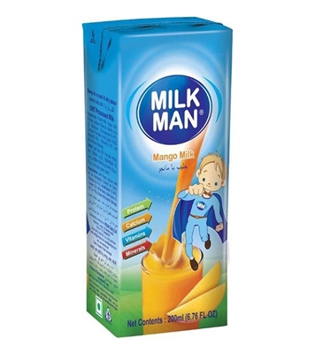 Buy PRAN Mk Milkman Mango Milk Combi 200 ml Online