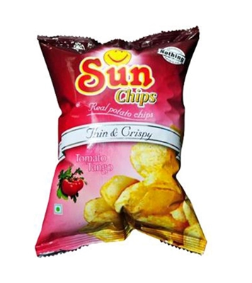 Buy SUN Chips Tomato Tango 80 gm Online at Best Price