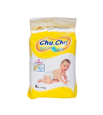 Buy chu-chu-baby-diaper-m-size-6-11kg-5-pcs online