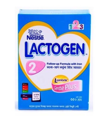 Buy Nestle Lactogen 2 Follow Up Formula with Iron BIB 350gm Online