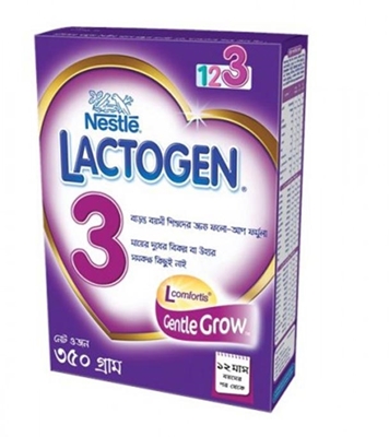 Buy Nestlé LACTOGEN 3 Follow Up Formula 12th month Plus BIB 350gm Online