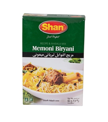 Buy Shan Memoni Mutton Biryani Mix 60gm Online