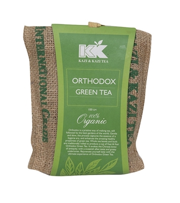 Buy Kazi & Kazi Orthodox Green Tea 100gm Online at Best Price