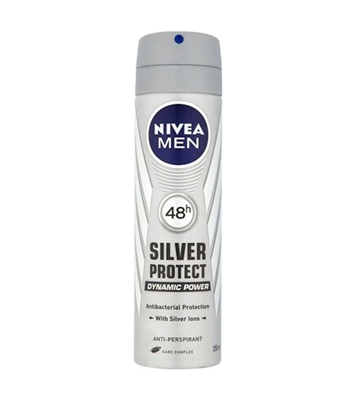 Buy nivea-men-silver-protect-antibacterial-deodorant-spray-150ml Online