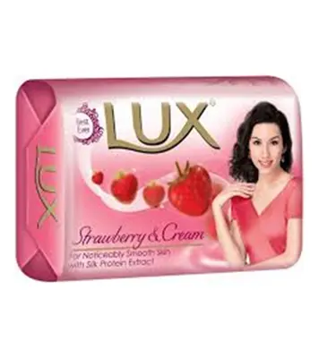 Buy Lux Strawberry & Cream Soap 100gm Online