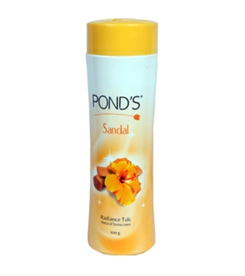 Buy Ponds Sandal Radiance Talc Powder 300gm Online at Best Price