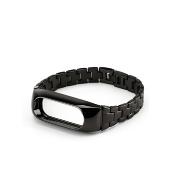 Picture of Xiaomi Stainless Steel Bracelet Strap Black For Mi Band 2
