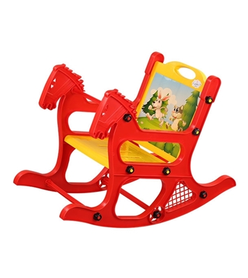 Picture of Baby Rocker Red for Kids Indoor Safe Play