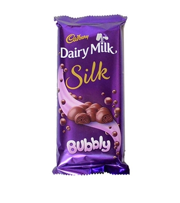 Buy Cadbury Dairy Milk Silk Bubbly 50gm Online