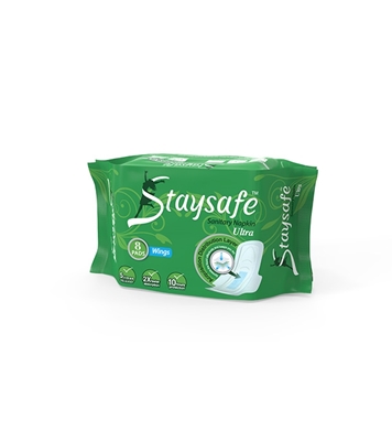 Picture of Staysafe Heavy Flow  Ultra Wings 8 Pad