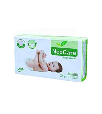 Buy NeoCare Diapers Small Size 25 pcs 3-6 kg Online