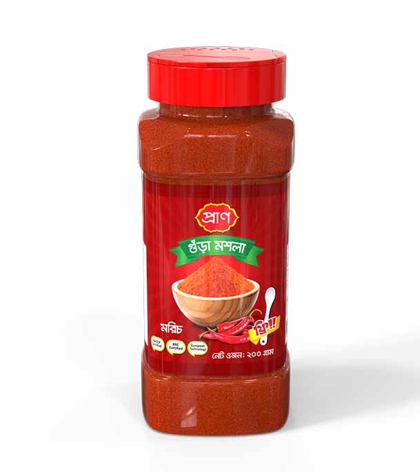Buy PRAN Chili Powder jar (মরিচ গুঁড়া) 200gm Online at Best Price