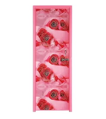 Picture of Glory Door Pink Rose 7'x2.5' L/H T/B