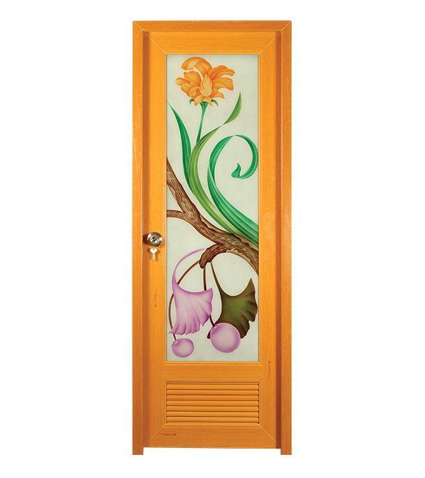 Picture of Semi Long Glass Cherry 7'x2.5' (R) Lock+T/B