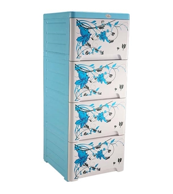 Picture of RFL Wardrobe Single 4D KD Deluxe Blue