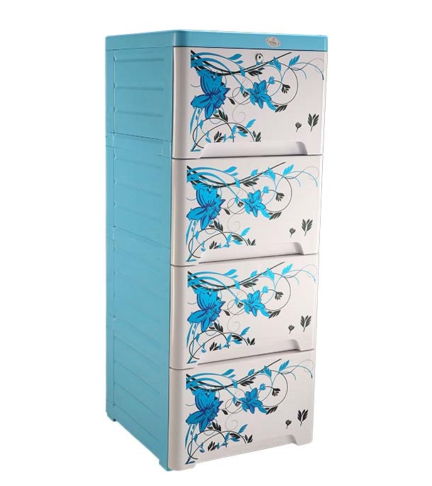 Picture of RFL Wardrobe Single 4D KD Deluxe Blue