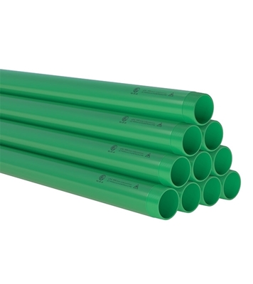 Picture of RFL UPVC Thread Pipe 2"X10' Thread (Green) 1 Piece