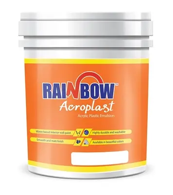 Picture of Rainbow Ape Plastic Paint White 18 Litre