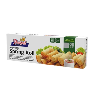 Buy Jhatpot Vegetable Spring Roll 9 Pcs Packet Online