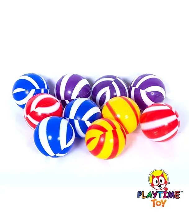 Picture of Double Colored Plastic Kids Ball 10 pcs