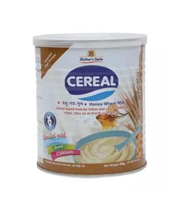 Buy Mothers Smile Cereal Honey Milk 400gm Online