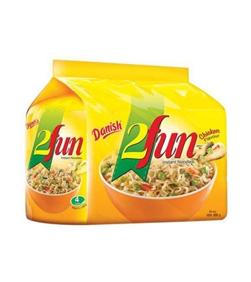 Buy 2Fun Instant Noodles Chicken 4pcs 248gm online