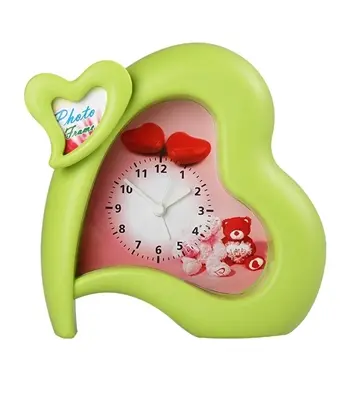 Buy Heart Table Clock Green Online
