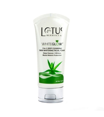 Picture of LOTUS White Glow 3 In 1 Facial Foam 100gm