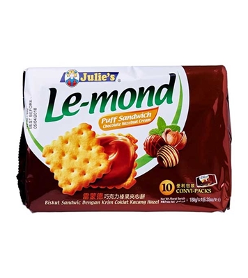 Buy Julies Le-mond Puff Sand. Choco Hazelnut 180g Online at Best Price
