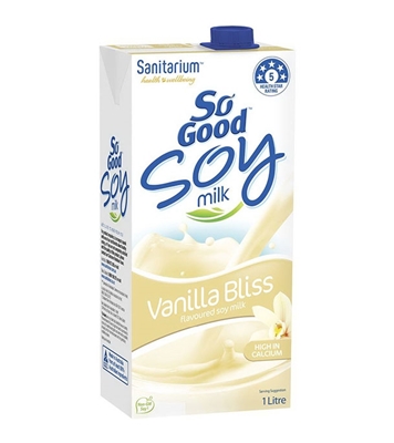 Buy So Good Soy Milk 1ltr Vanilla Bliss Online 