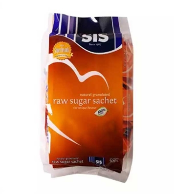 Buy SIS Raw Suger Sachet 500gm 100 Sachet Online
