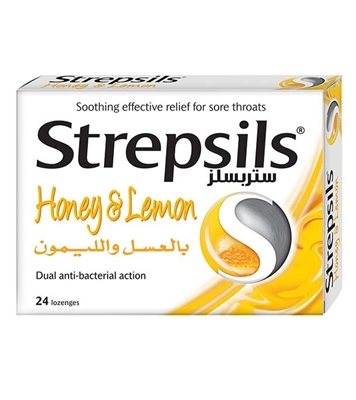 Buy strepsils-honey-lemon-24-pcs online